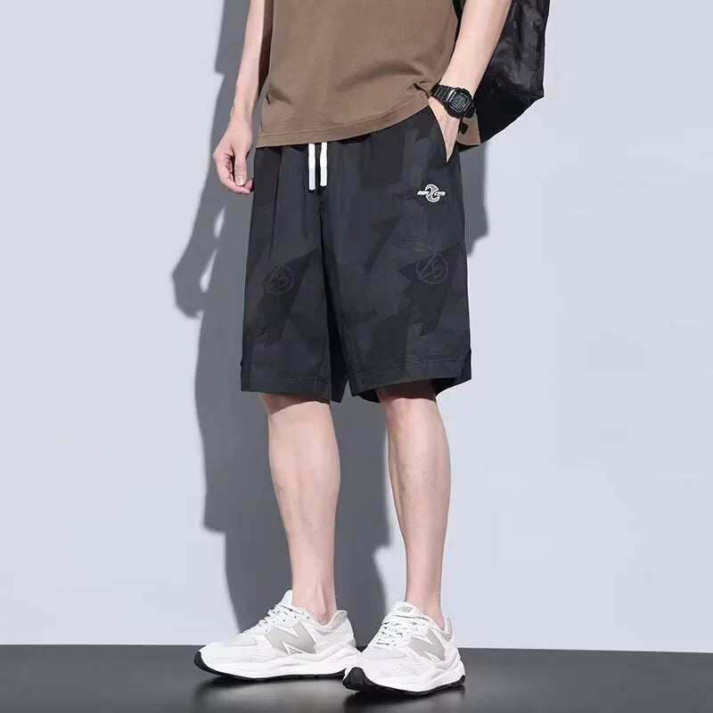 Men's camouflage shorts summer thin sports pants