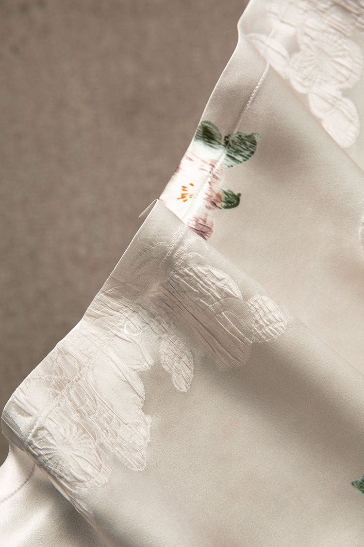 New Chinese style cheongsam dress Chinese style short sleeve dress