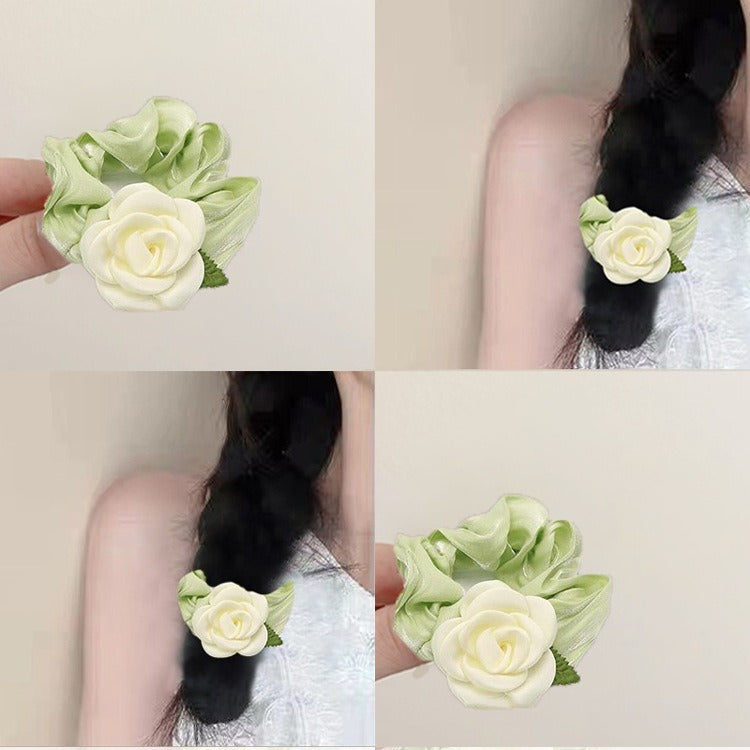 Dried rose hair band