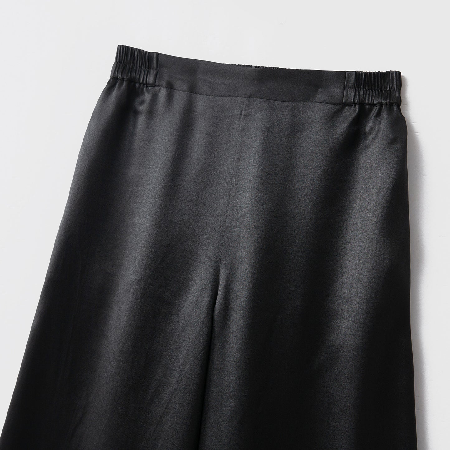 Silk Xiangyunsha leather glossy old material silk wide-leg pants