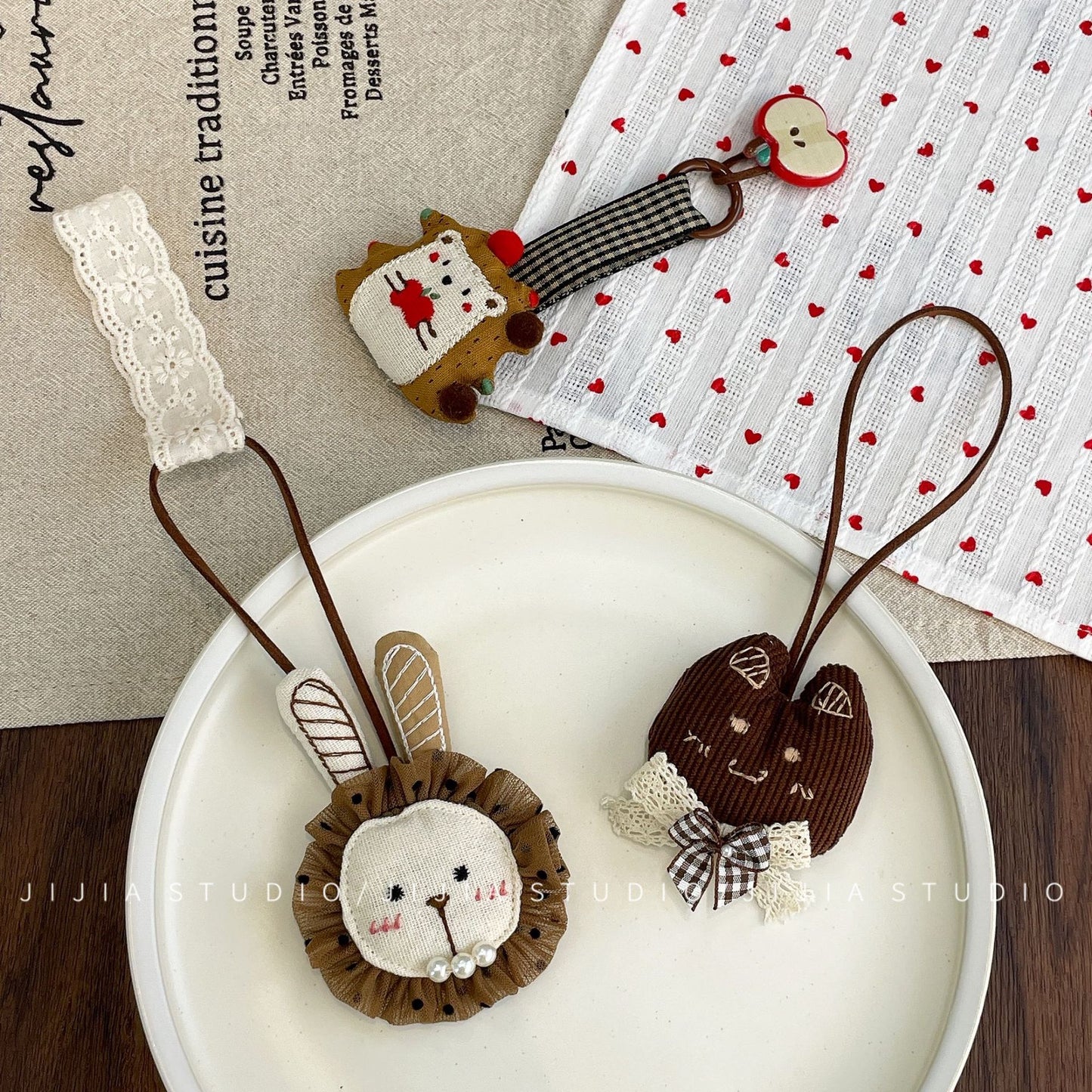 Korean new cute cartoon bear pendant