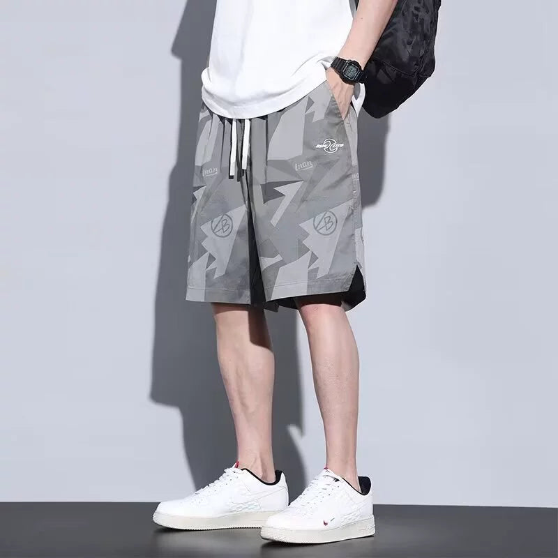 Men's camouflage shorts summer thin sports pants