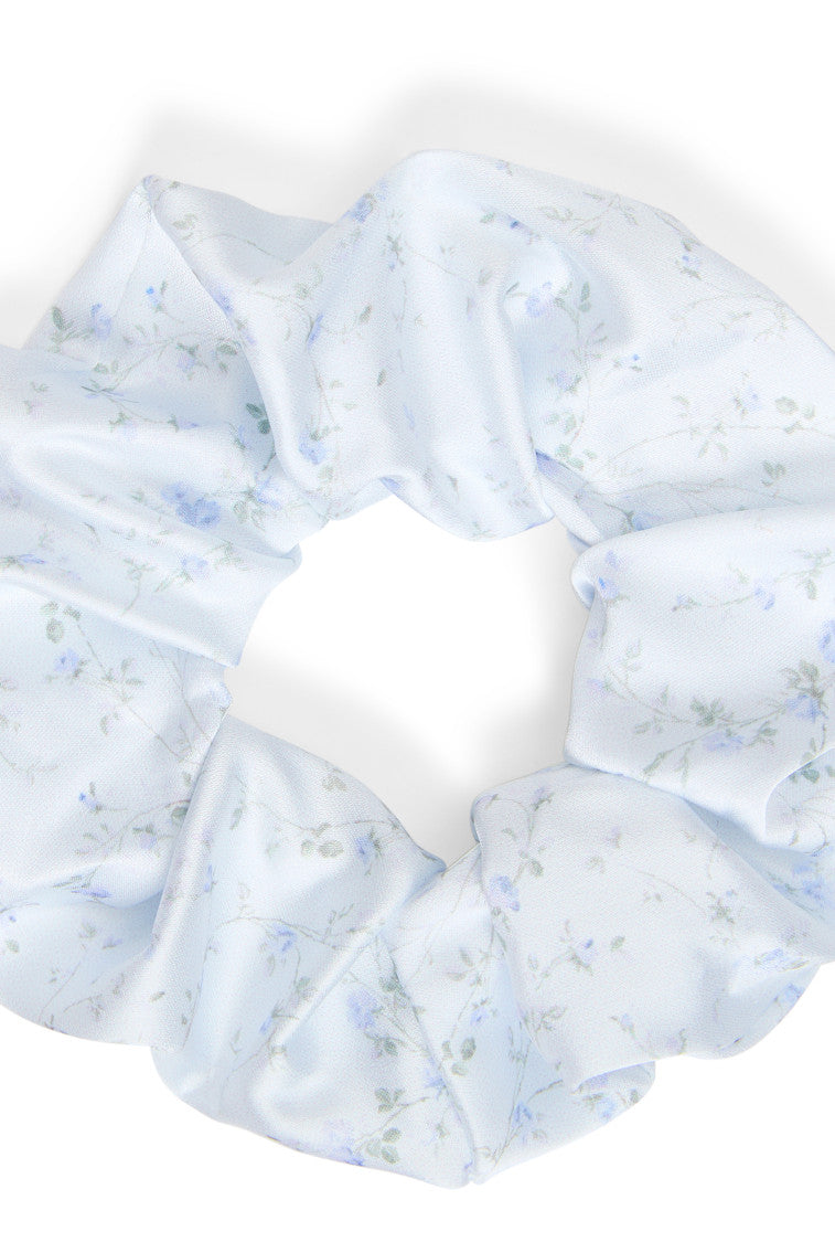 LoveShackFancy x Goody Blue Large Satin Scrunchie Set