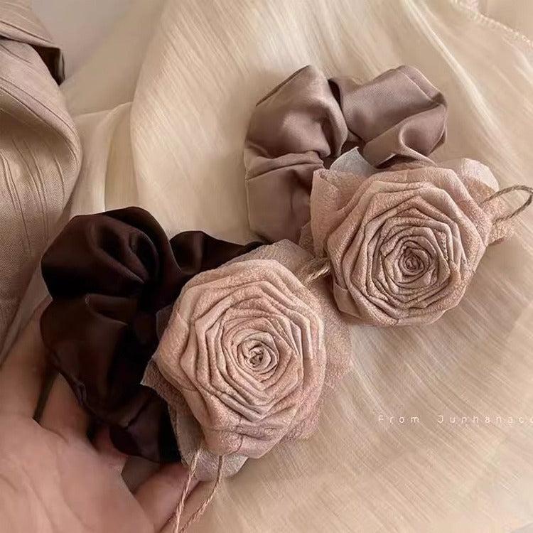 Dried rose hair band