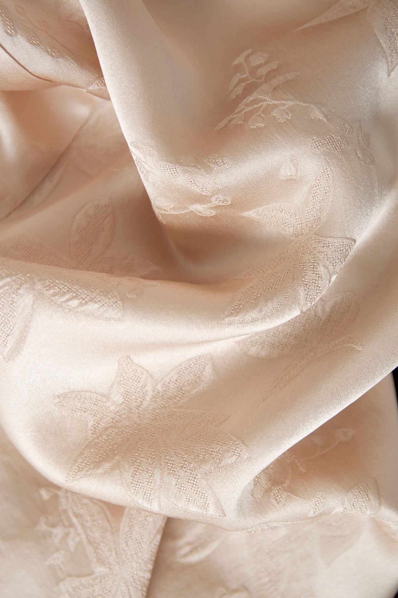 Silk Flower Crown Satin Stand Collar Suit Women 100% Silk Jacquard Vest Wide Leg Pants Two-piece Suit