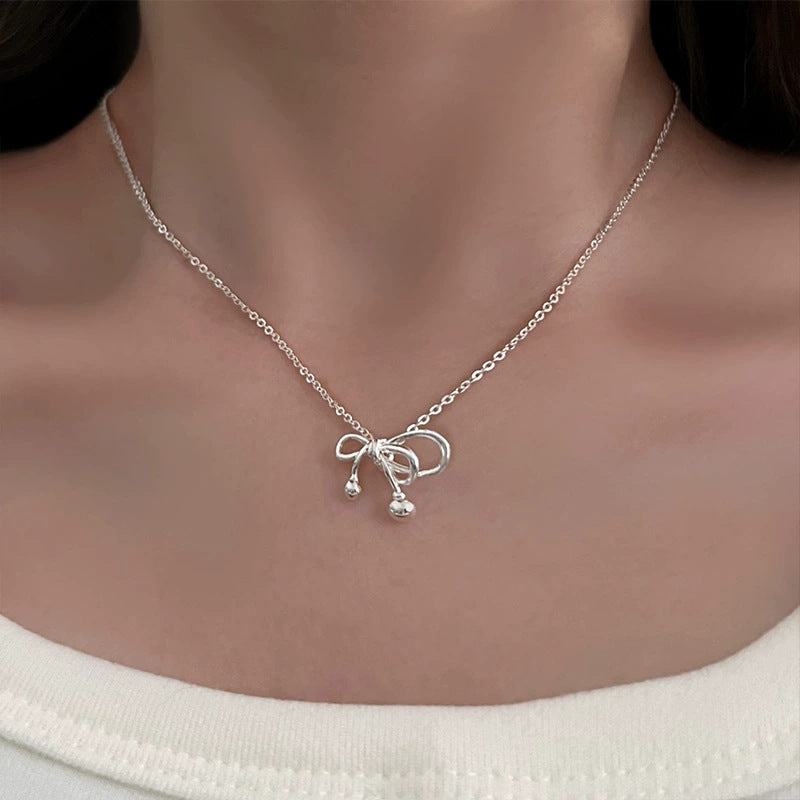 Temperament simple and cool style clavicle chain niche clavicle chain