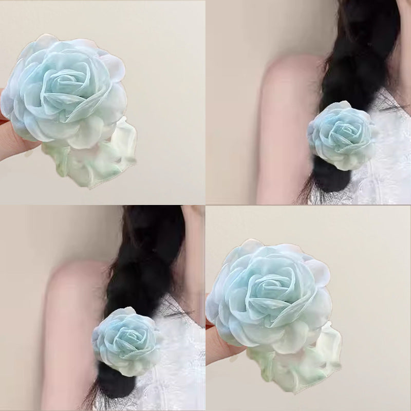 Dried rose hair band