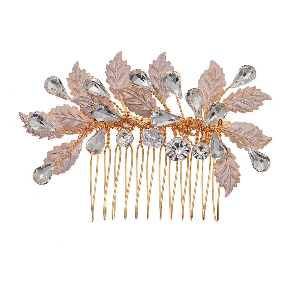 Ancient style Xiuhe handmade rhinestone comb