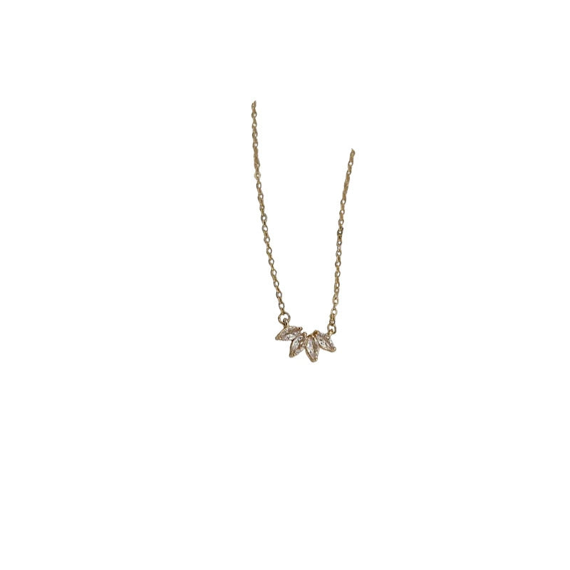 Retro fashion simple temperament necklace clavicle chain necklace for women