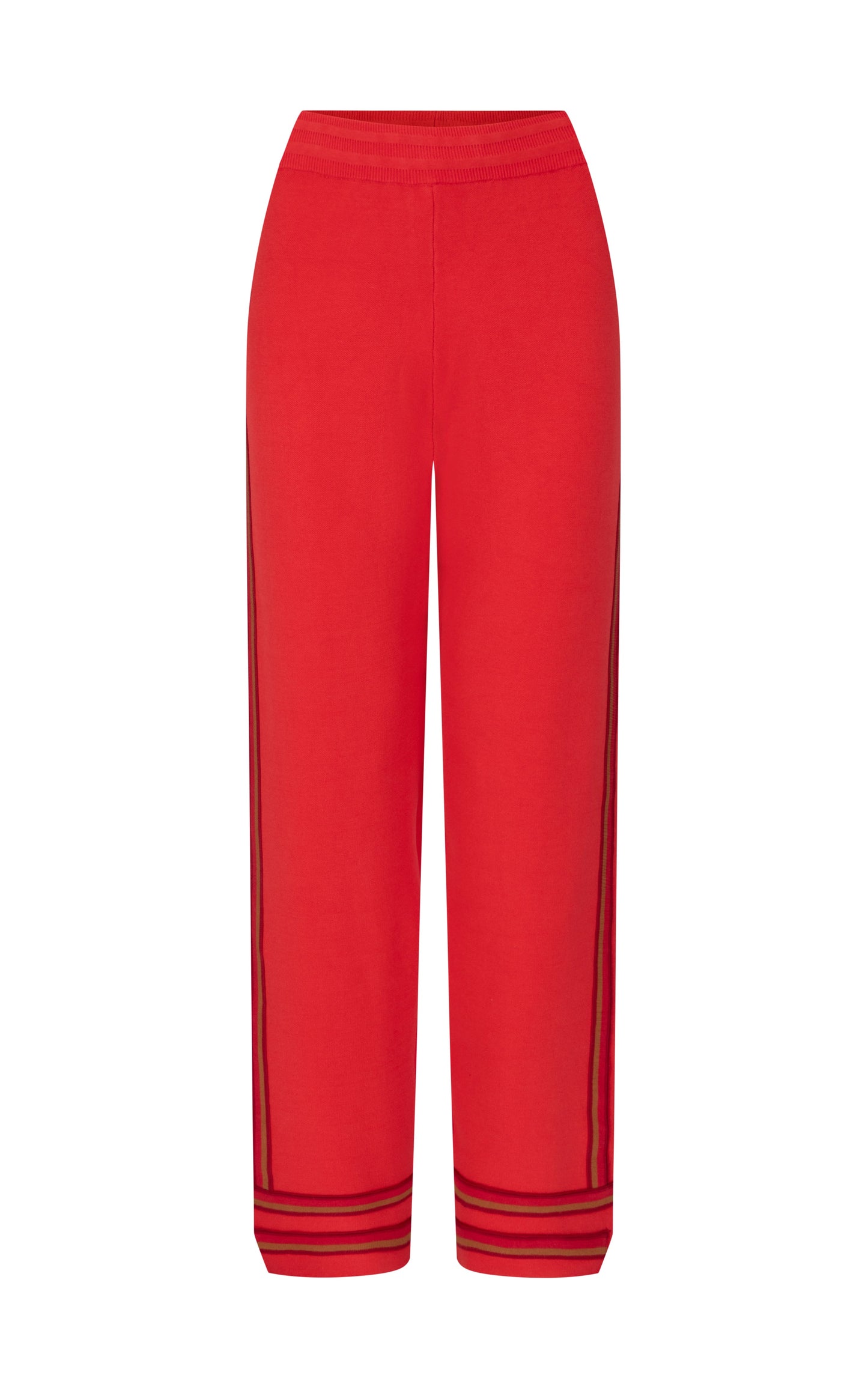 Organic Motely Track Pant - Crimson