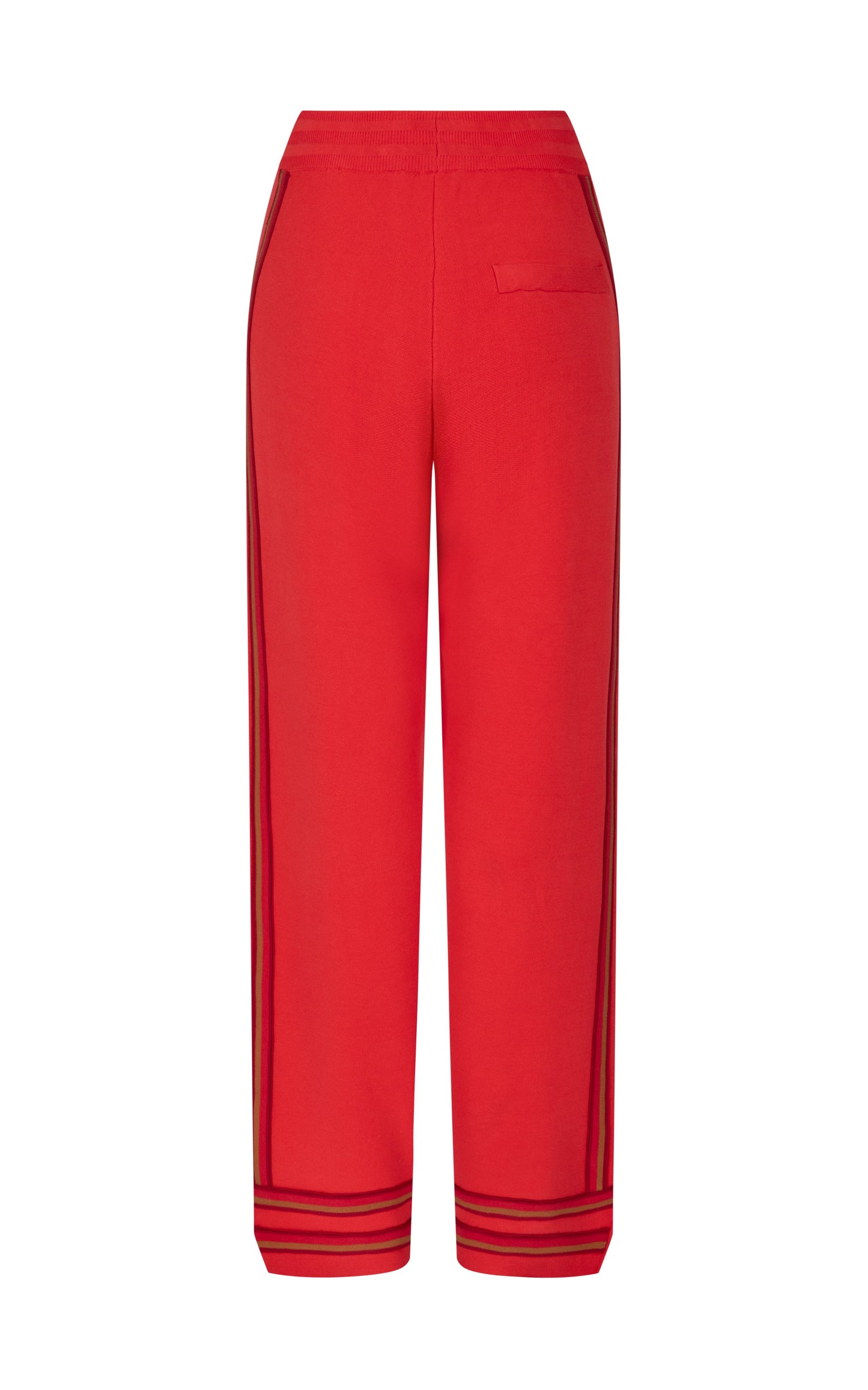 Organic Motely Track Pant - Crimson