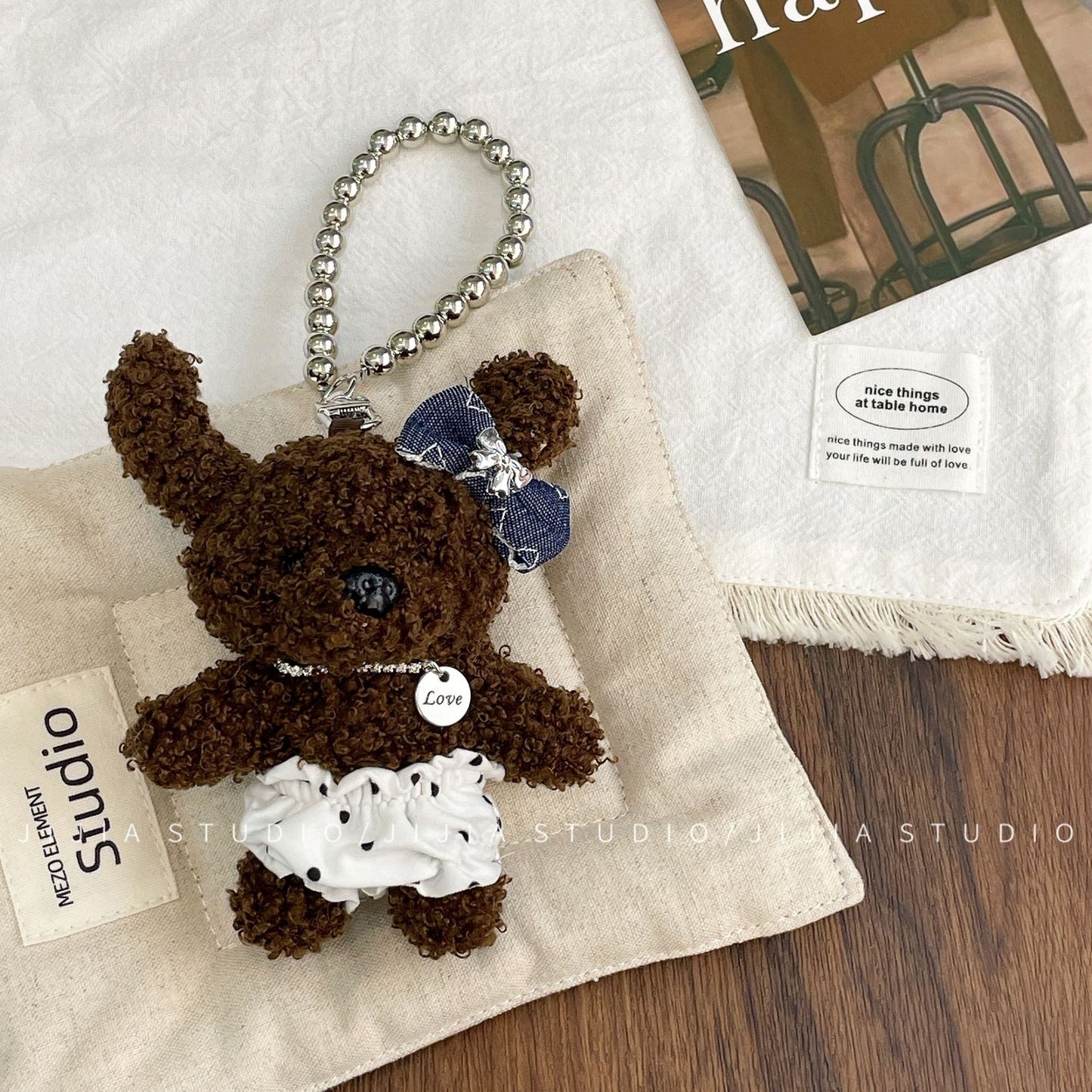 Korean long-eared bubble puppy rabbit pendant