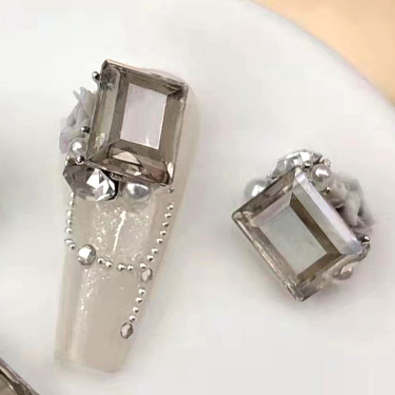 Rock sugar crystal pile diamond nail accessories
