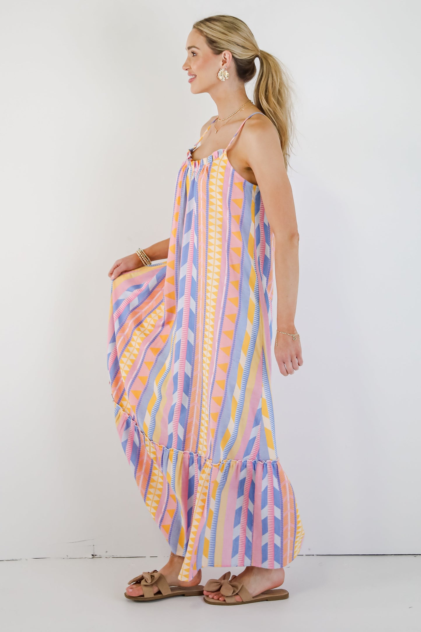 On Location Multi Maxi Dress