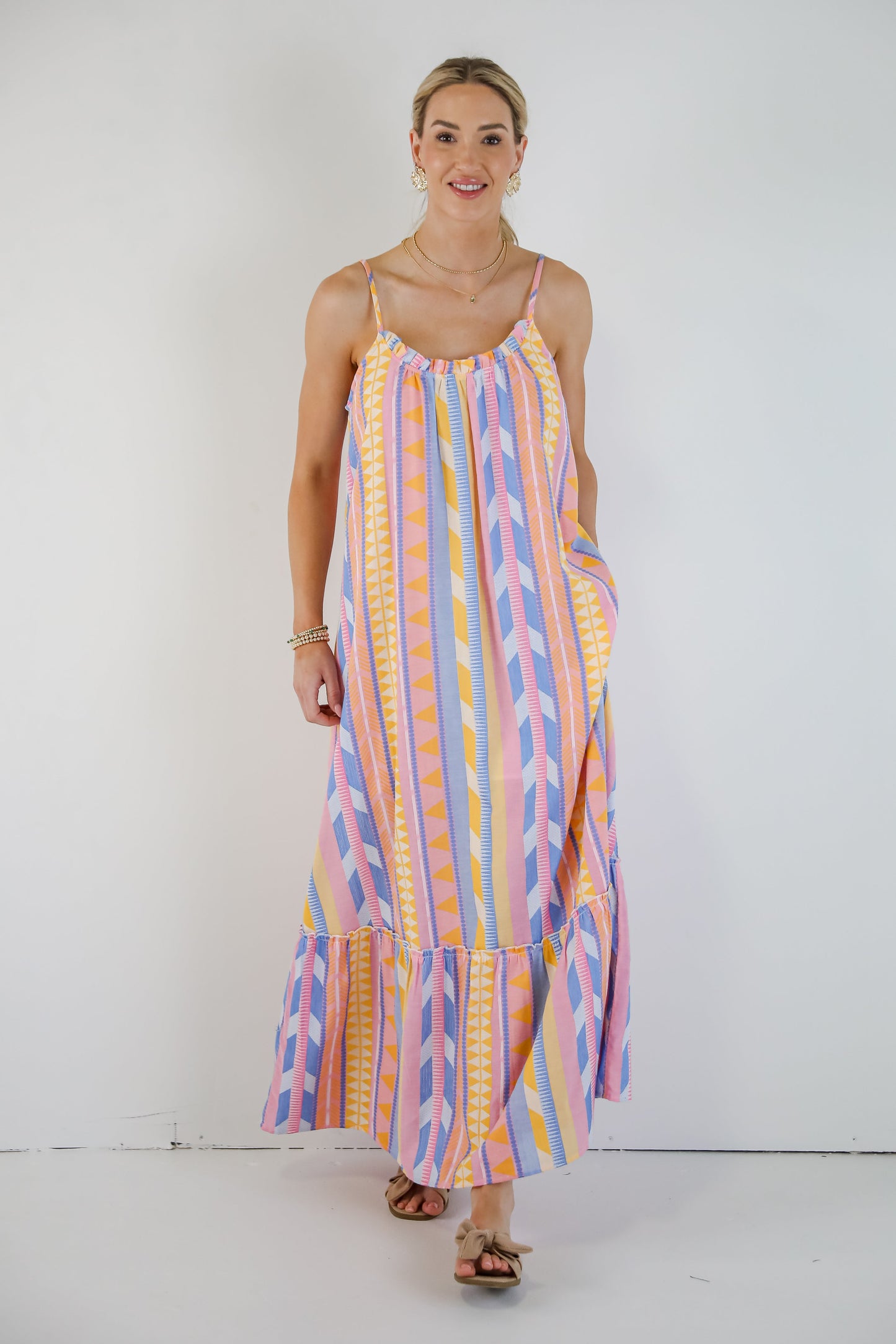 On Location Multi Maxi Dress