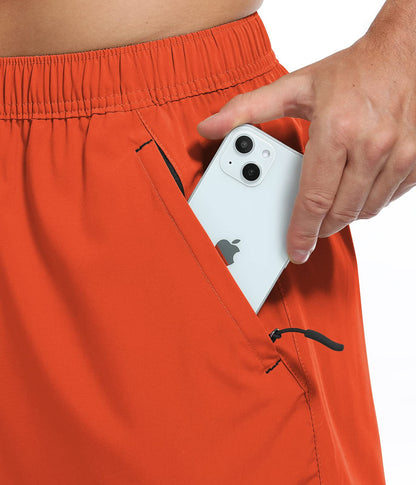 Double-layer sports loose outdoor breathable quick-drying shorts