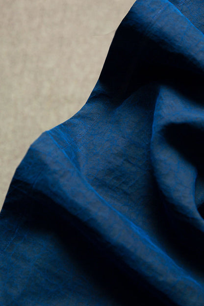 Silk tulle dress with crackle pattern