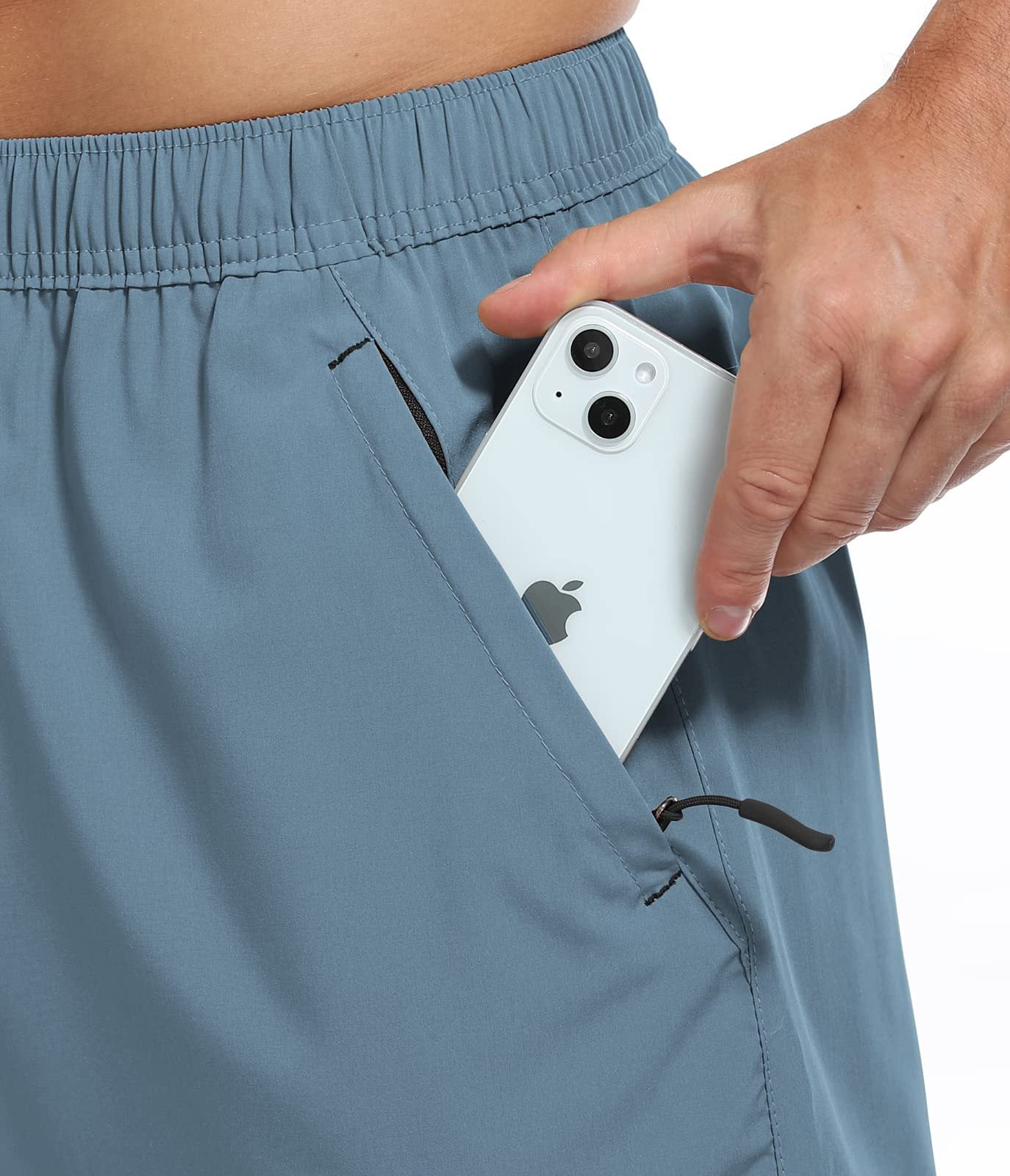 Double-layer sports loose outdoor breathable quick-drying shorts