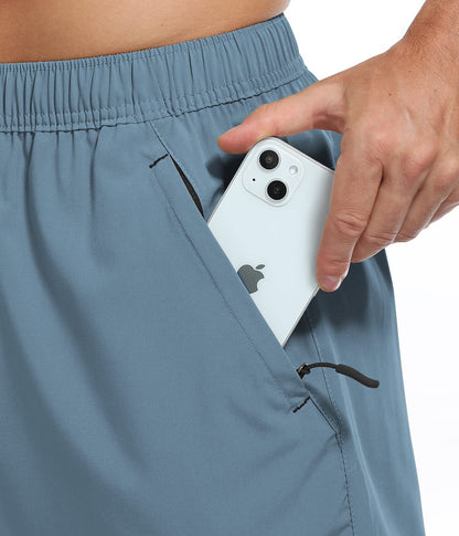Double-layer sports loose outdoor breathable quick-drying shorts