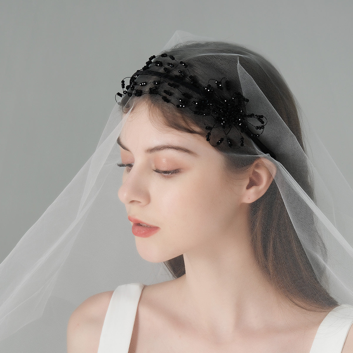 Double-sided flower headband