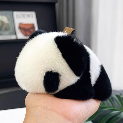 Soft and cute red panda pendant