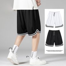 Summer ice silk shorts men's sports pants