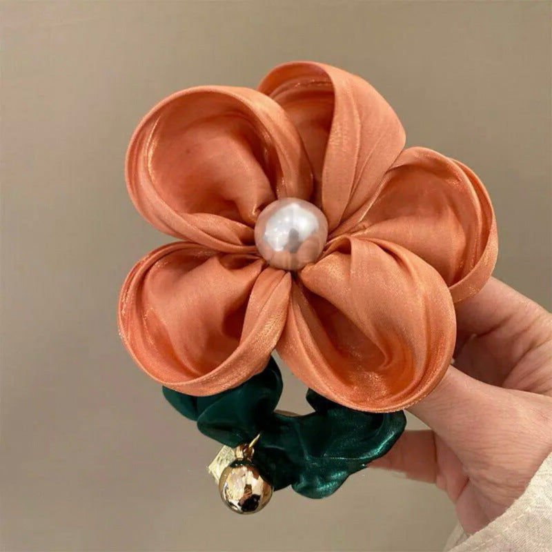 Spring atmosphere flower pearl hairband