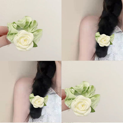 Dried rose hair band