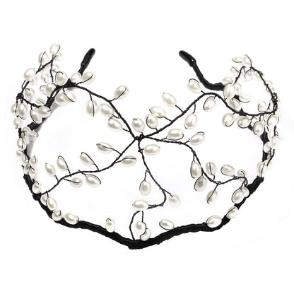 Hand-woven high top headband