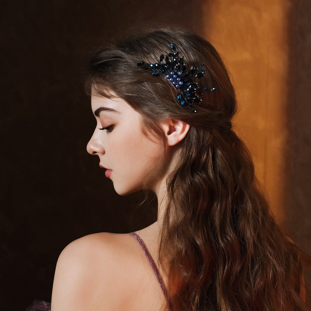 Retro wedding hair accessories