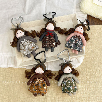 Sweet Forest Floral Skirt Keychain Doll Doll Pendant