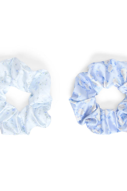 LoveShackFancy x Goody Blue Large Satin Scrunchie Set