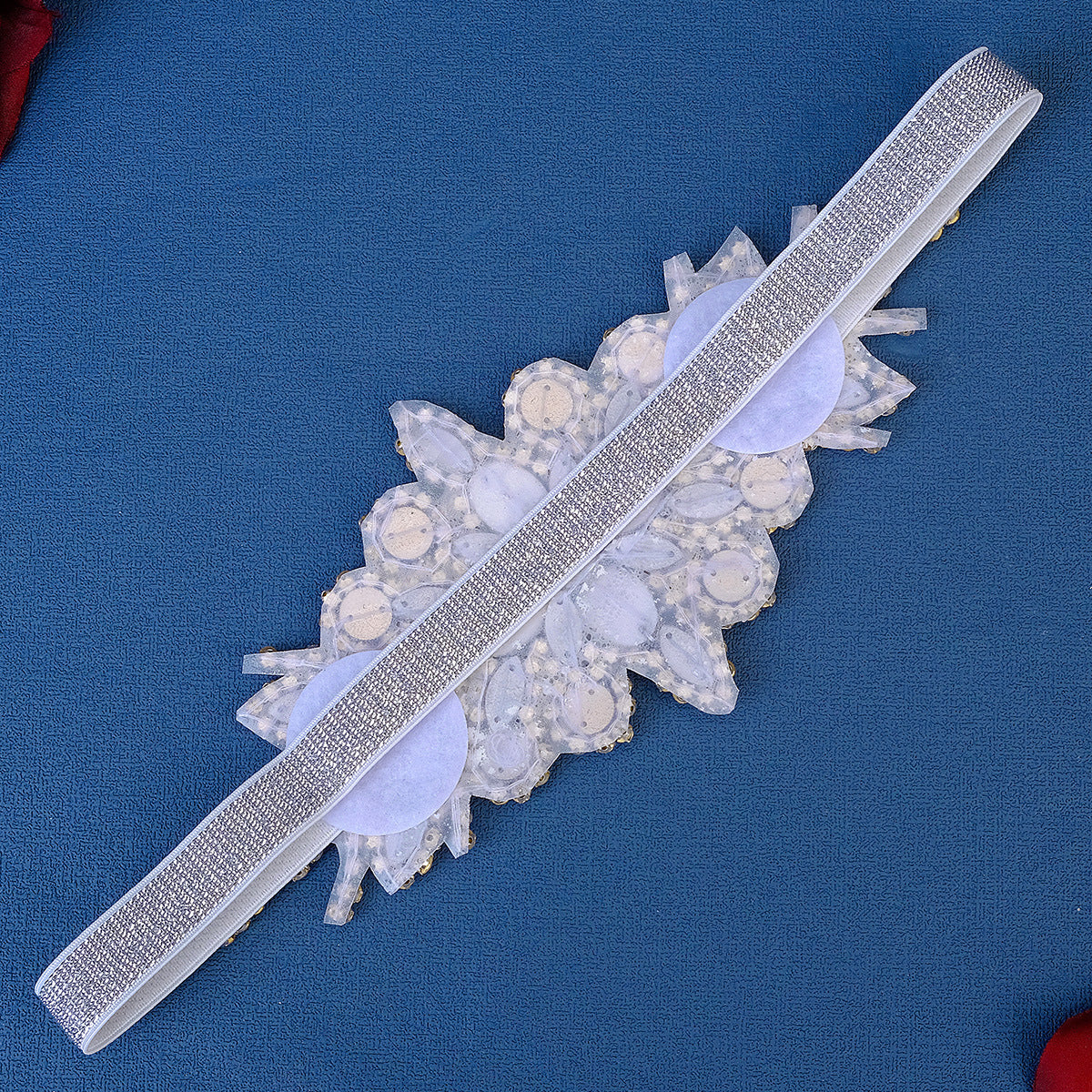 Personalized Vintage Hand Sewn Stretchy Hairband Hair Band