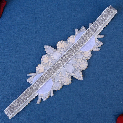 Personalized Vintage Hand Sewn Stretchy Hairband Hair Band