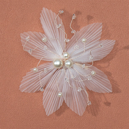 Handmade crystal bridal hairpin