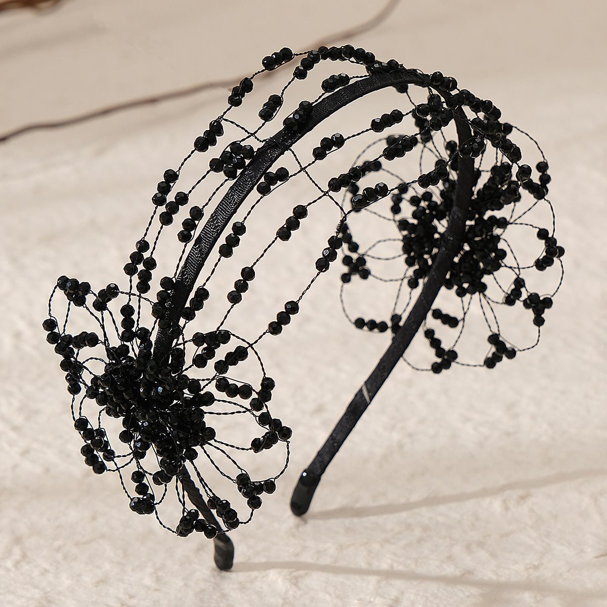 Double-sided flower headband