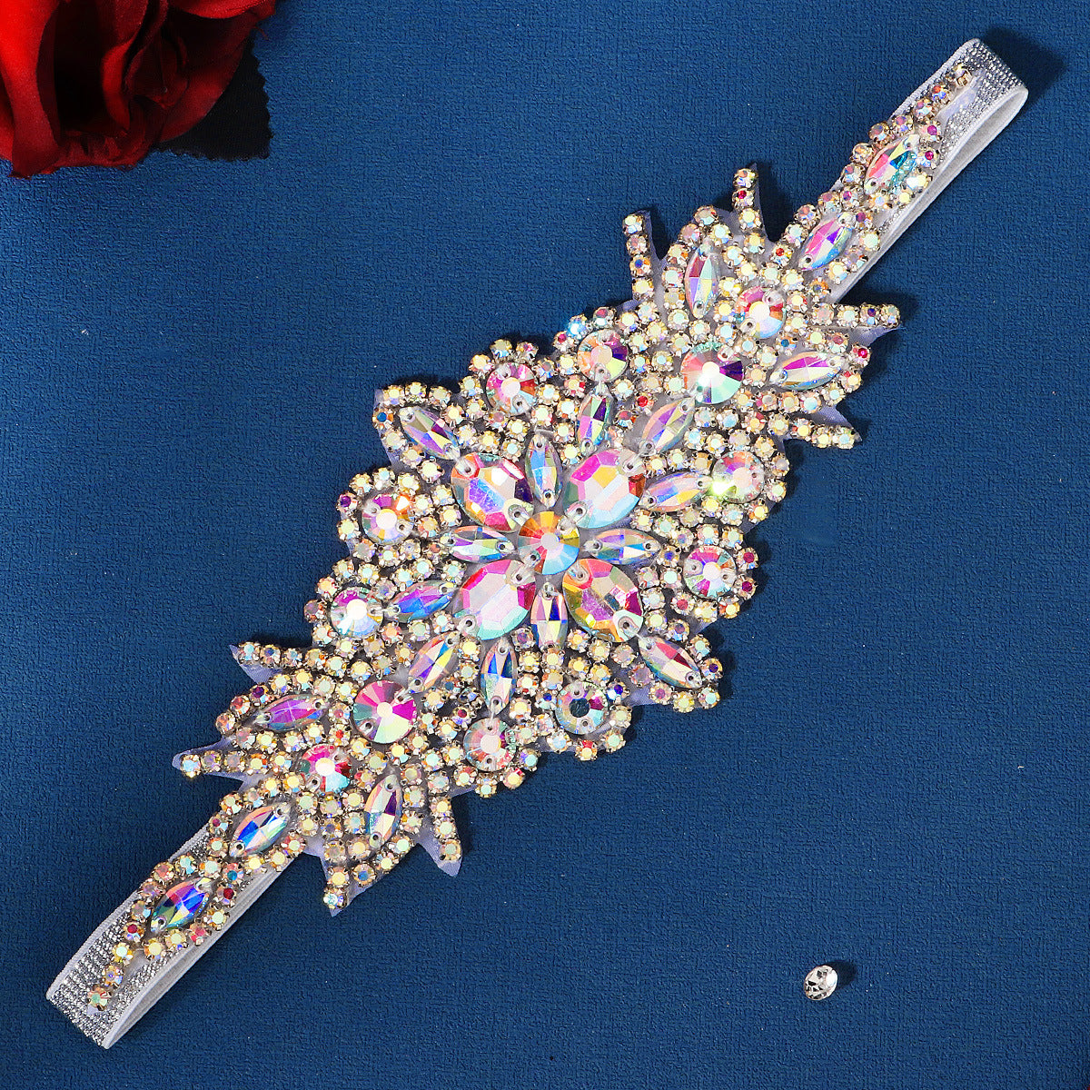 Personalized Vintage Hand Sewn Stretchy Hairband Hair Band