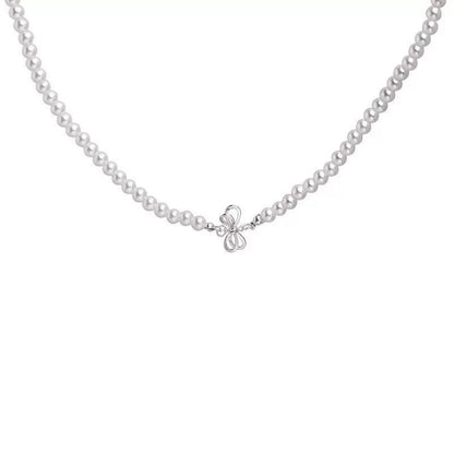 Gentle Butterfly Pearl Necklace