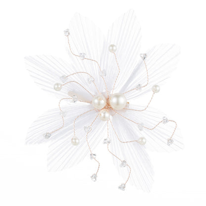 Handmade crystal bridal hairpin
