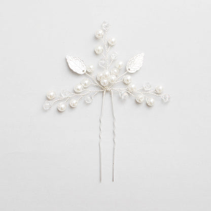 Handmade pearl U-shaped hairpin