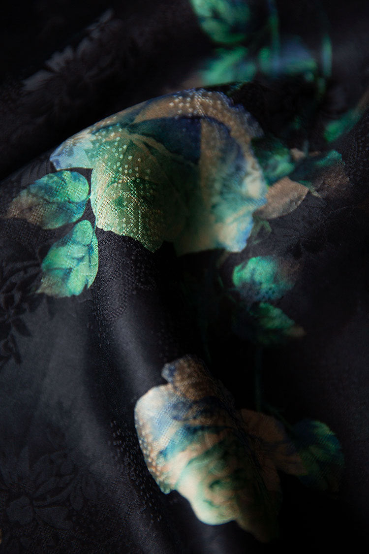 Mulberry silk side zipper bottoming suspender dress