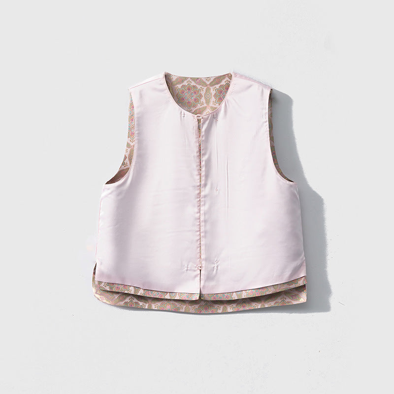 Silk Songjin New Chinese Style Vest