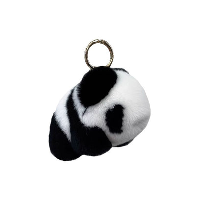 Soft and cute red panda pendant