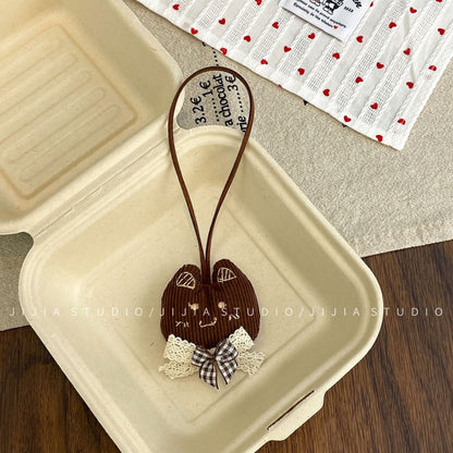 Korean new cute cartoon bear pendant