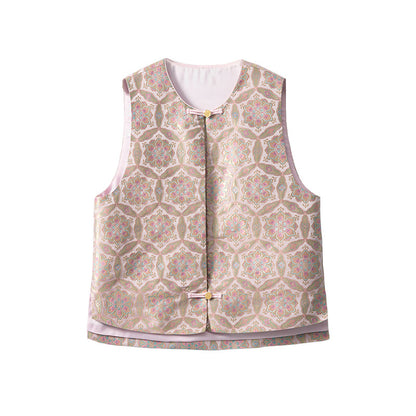 Silk Songjin New Chinese Style Vest