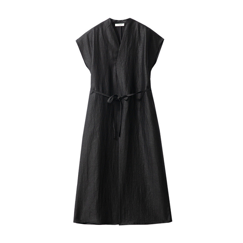 Silk Xiangyunsha Turtle Crack Dress Women's Mulberry Silk Long Sleeve Dres