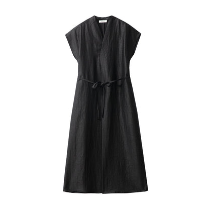 Silk Xiangyunsha Turtle Crack Dress Women's Mulberry Silk Long Sleeve Dres