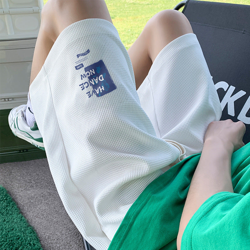 Men's summer thin large size sports pants