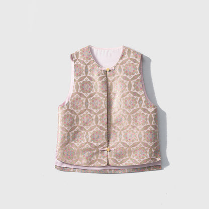 Silk Songjin New Chinese Style Vest