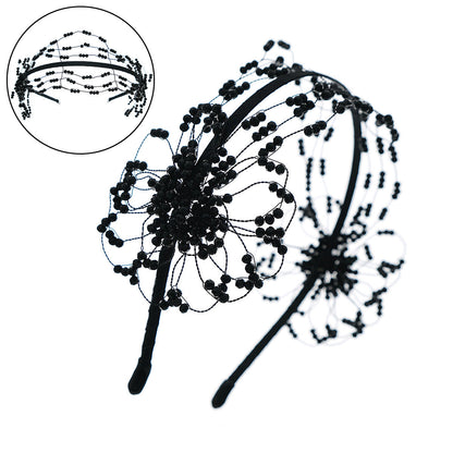 Double-sided flower headband